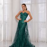 Vestido Longo Valentina Verde Esmeralda 
