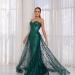 Vestido Longo Valentina Verde Esmeralda 