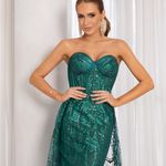 Vestido Longo Valentina Verde Esmeralda 