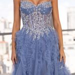 Vestido Longo Leandra Azul