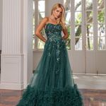 Vestido Longo Lorine Verde Esmeralda