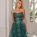 Vestido Longo Lorine Verde Esmeralda