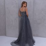 Vestido Longo Nadja Cinza 