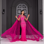 Vestido Longo Irina Pink
