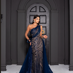 Vestido Longo Hadassa Azul Marinho 