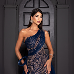 Vestido Longo Hadassa Azul Marinho 