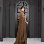 Vestido Longo Bellina Verde Oliva 