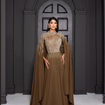 Vestido Longo Bellina Verde Oliva 