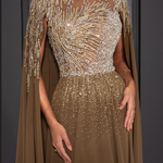 Vestido Longo Bellina Verde Oliva 