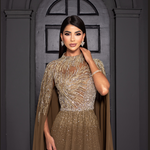 Vestido Longo Bellina Verde Oliva 