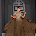Vestido Longo Bellina Verde Oliva 