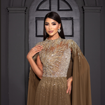 Vestido Longo Bellina Verde Oliva 