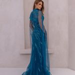 Vestido Longo Lorraine Turquesa