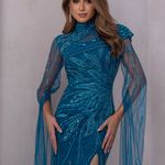 Vestido Longo Lorraine Turquesa