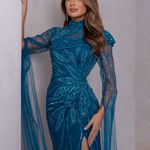 Vestido Longo Lorraine Turquesa