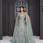 Vestido Longo Regina Verde Menta