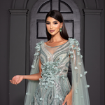 Vestido Longo Regina Verde Menta