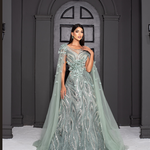 Vestido Longo Regina Verde Menta