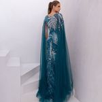 Vestido Longo Monique Turquesa