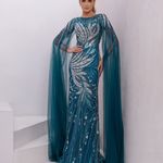 Vestido Longo Monique Turquesa