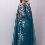 Vestido Longo Monique Turquesa