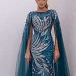 Vestido Longo Monique Turquesa
