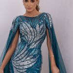 Vestido Longo Monique Turquesa