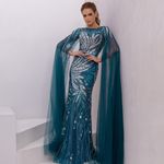 Vestido Longo Monique Turquesa