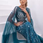 Vestido Longo Monique Turquesa