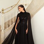 Vestido Longo Aurix Preto