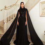 Vestido Longo Aurix Preto