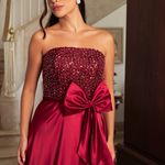 Vestido Longo Maelis Marsala