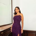 Vestido Longo Calyra Roxo