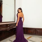 Vestido Longo Calyra Roxo