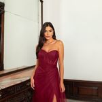 Vestido Longo Sorelle Marsala