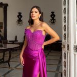 Vestido Longo Elowen Fucsia