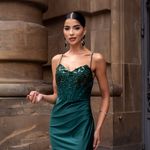 Vestido Longo Taleya Verde Esmeralda 