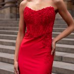 Vestido Longo Cassie Vermelho 