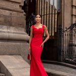 Vestido Longo Cassie Vermelho 