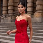 Vestido Longo Cassie Vermelho 