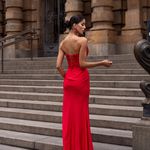 Vestido Longo Cassie Vermelho 