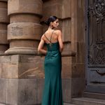 Vestido Longo Elenya Verde Esmeralda
