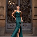 Vestido Longo Elenya Verde Esmeralda