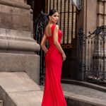 Vestido Longo Zaryna Vermelho