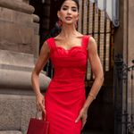 Vestido Longo Zaryna Vermelho