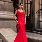 Vestido Longo Zaryna Vermelho