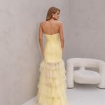 Vestido Longo Avenis Amarelo 