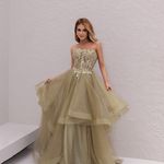 Vestido Longo Vessira Verde Oliva 