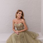 Vestido Longo Vessira Verde Oliva 