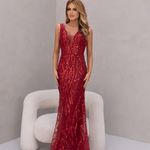 Vestido Longo Mireya Vermelho 